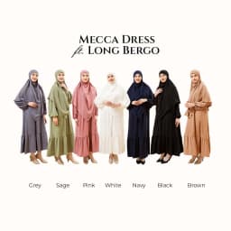 SHADES Mecca Dress - Premium Gamis Muslimah Syar'i - Thumbnail 1